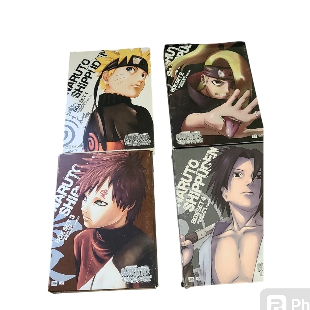 Naruto Shippuden Box set 1 - 4 of DVD's